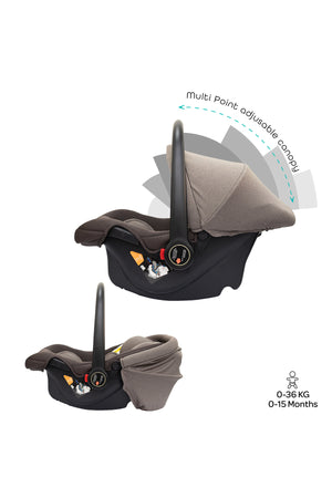 MOON Bibo Baby Carrier/Car Seat -  Brown