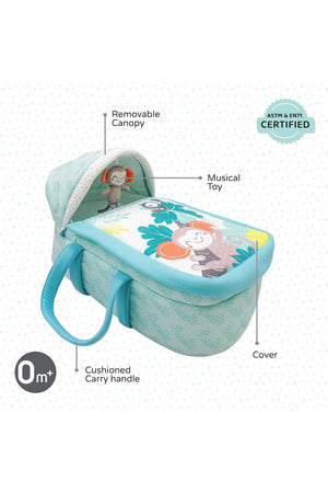 MOON Jungle Friends Moses basket