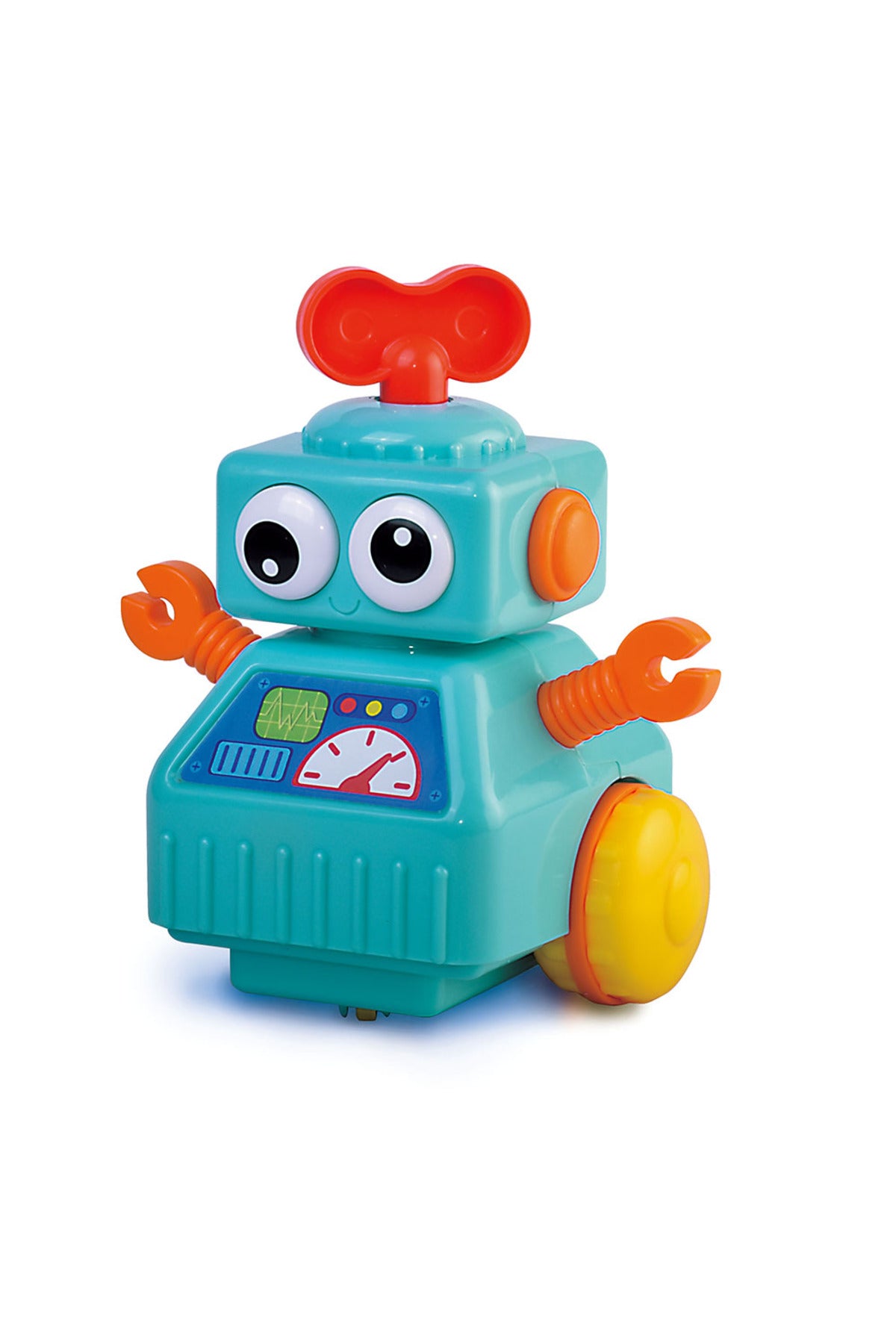 Little Learners Wind-Up Robo - 6 Inches Wind-Up Robot Toy, Fun Zigzag Walking Motion, 12M+