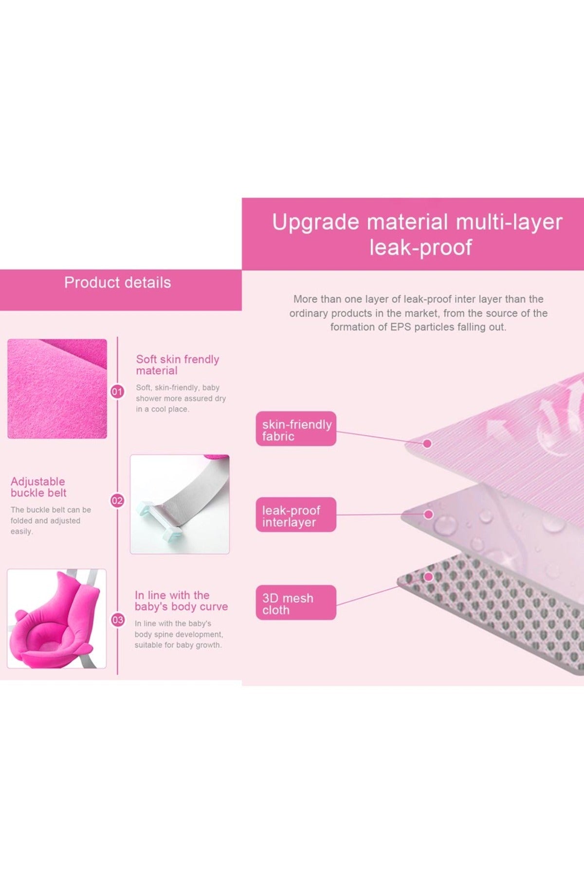 Star Babies - Soft Spot Sink Bather - Pink