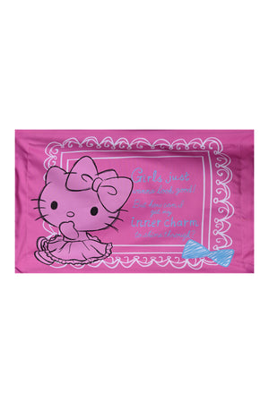 Hello Kitty 5-In-1 Bnb Comforter Set, Brushed Microfiber With Polyester Shell – Pink