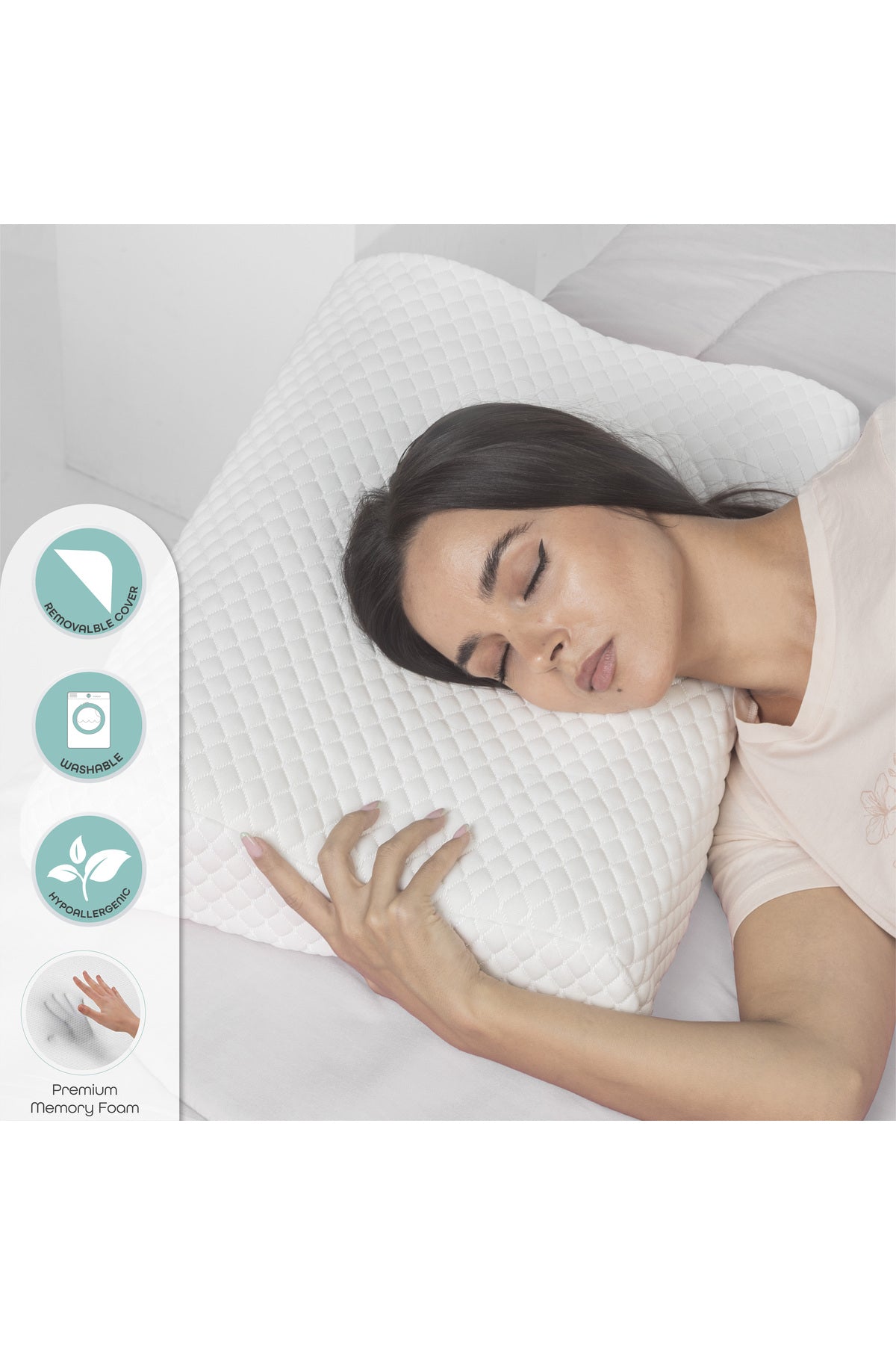 MOON  CONTOUR  Memory Foam Pillow,
