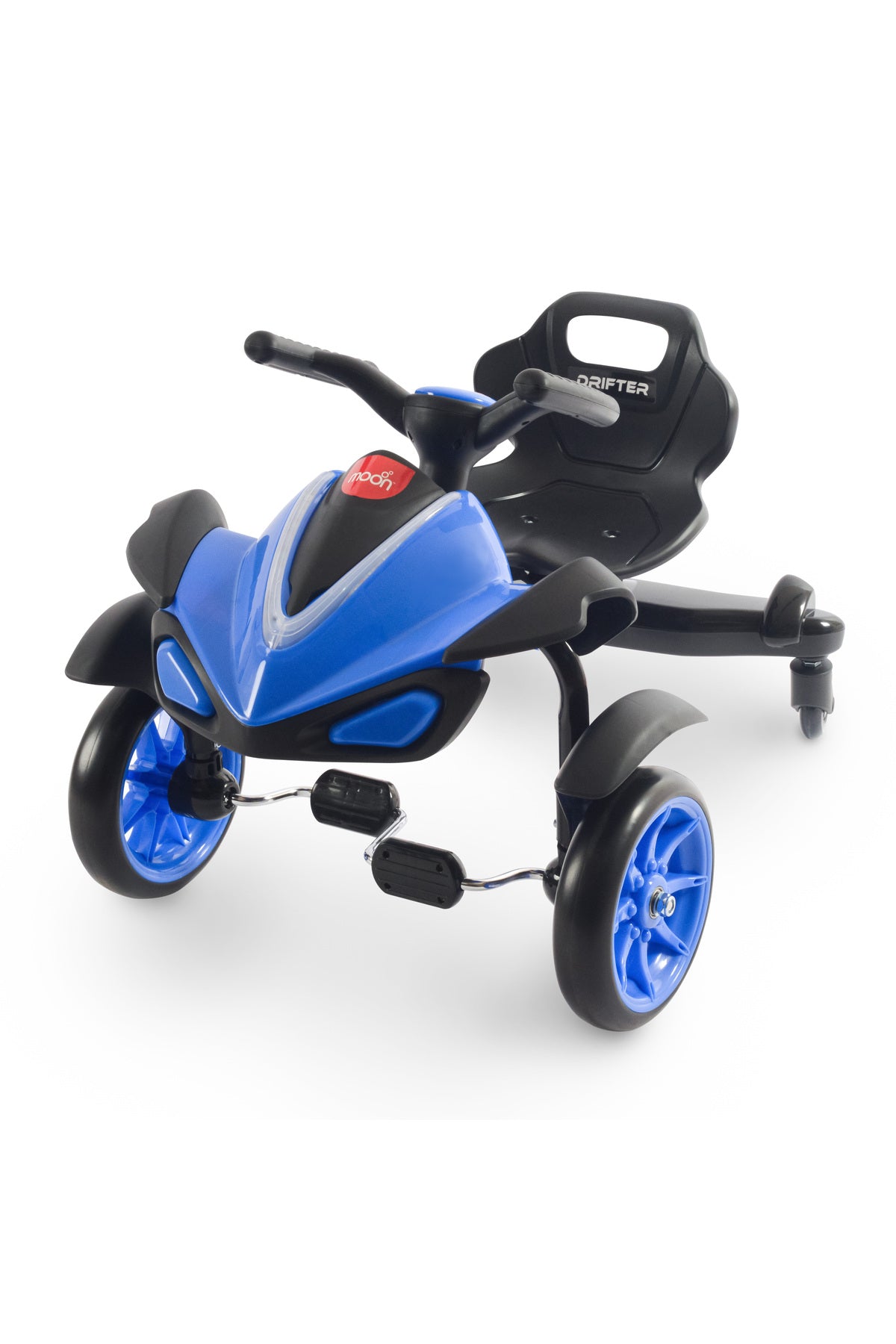 MOON Drifter Drift Bike - 4 Wheel Scooter, 3 Years and Above-Blue