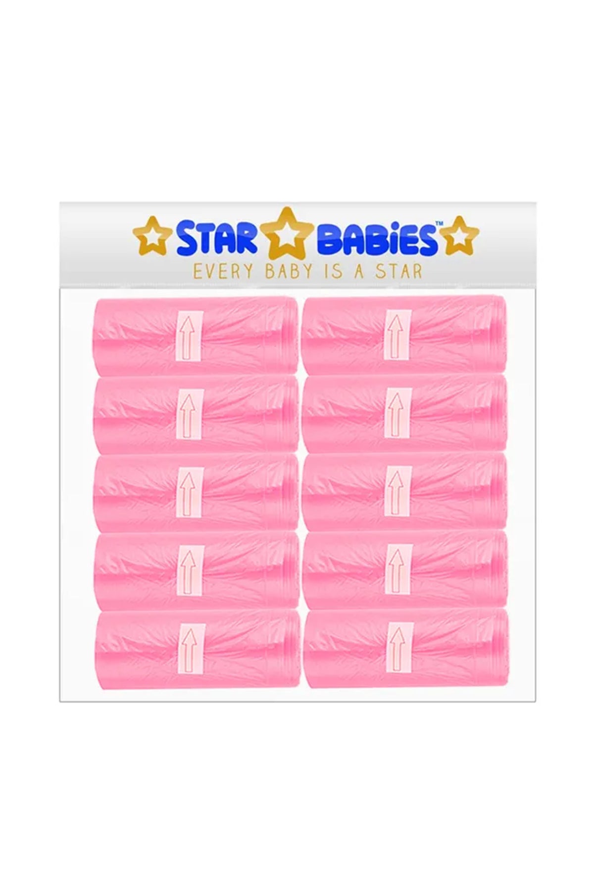 Star Babies - Scented Bag Pack of 10 - Pink (150 Bags)