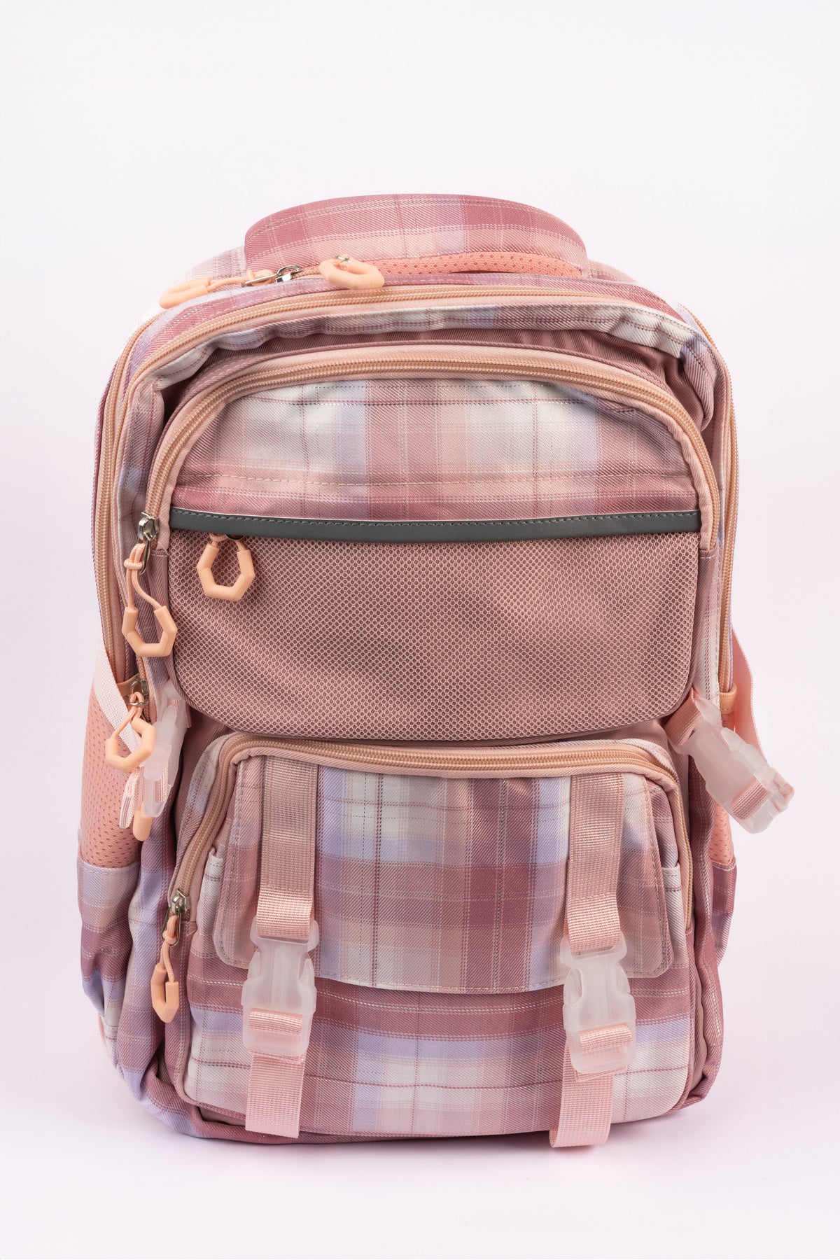 Cocobee Backpack With Adjustable Straps, Zipper Closure & Side Bottle Pocket, 15 Inches, (5 Years+) – Pink