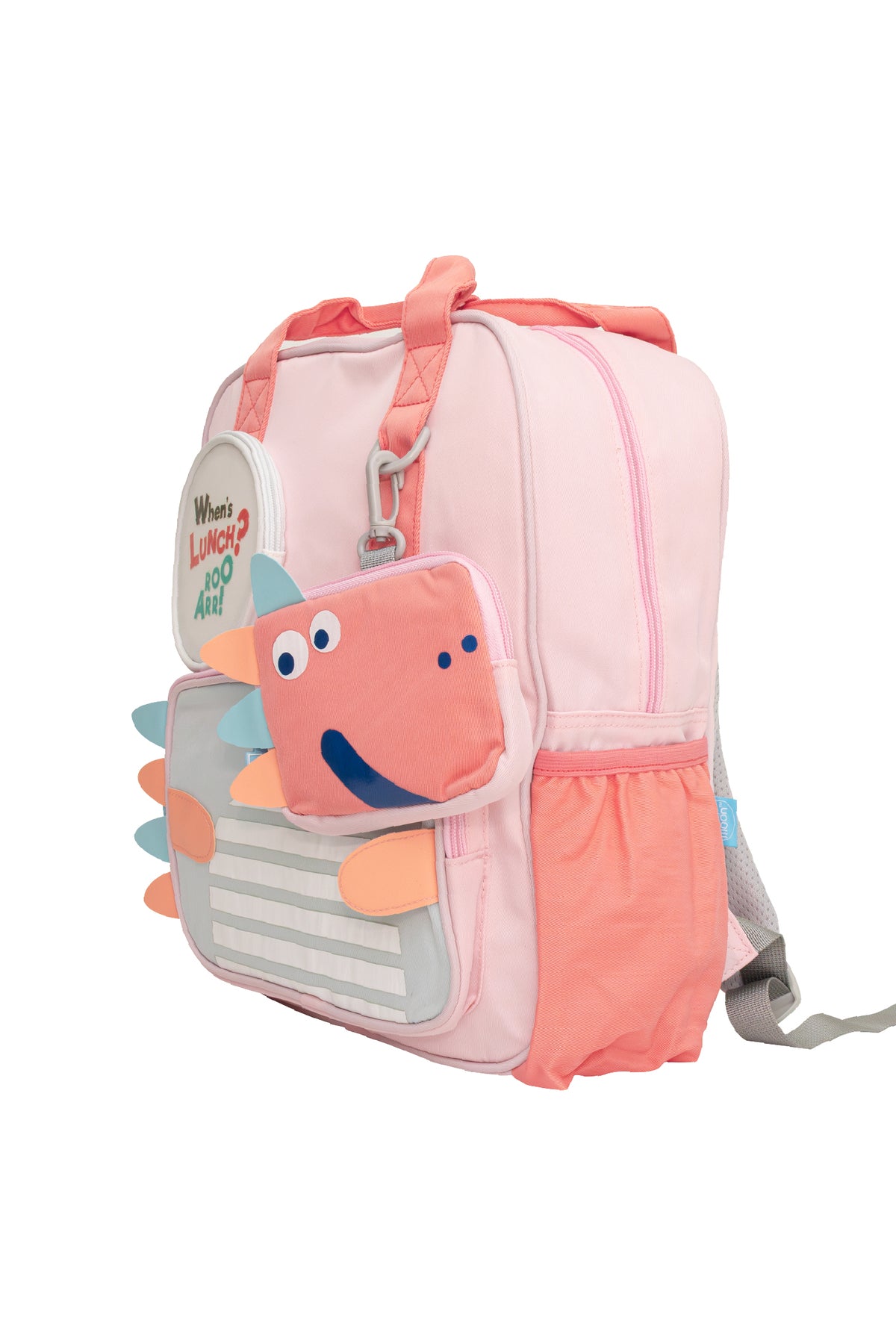 MOON Kids Backpack  – Comfy 3D Design,Padded Straps, Waterproof-Perfect for Preschool, Nursery, Snacks & Lunchbox-Pink
