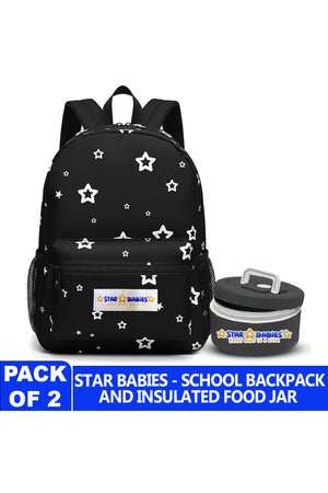 Star Babies - Backpack with food jar combo
