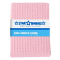 Star Babies - Waffle Towel - 70 x 140cm - Light Pink