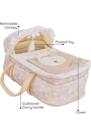 MOON Moses Basket - Honey Bear