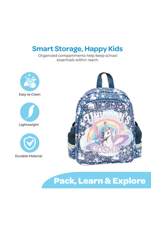 MOON  Kids Backpack    - (14-Inch)  Premium Kids School Bag -Unicorn