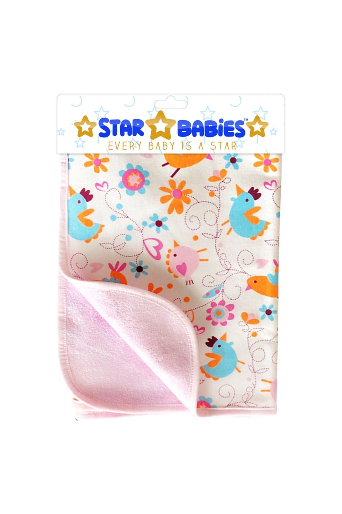 Star Babies Reusable Changing Mats - Printed Pink