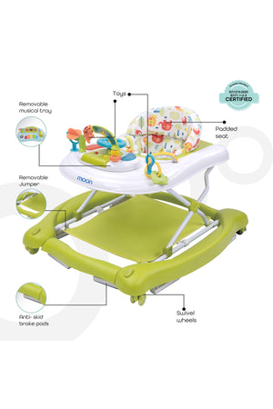 MOON Cruise 4-in-1 Walker- Green