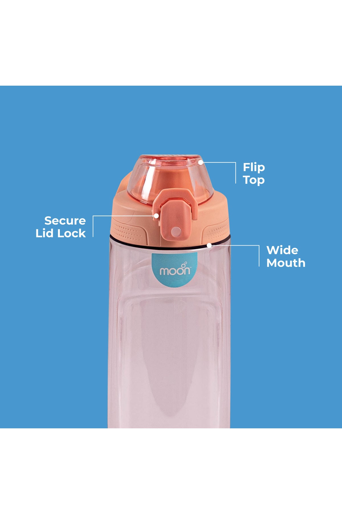 MOON Active Chug Bottle
81x74x248mm
700ml / 24oz-Pink