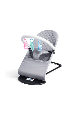 Kikibebe 3-Stage Baby Bouncer & Recliner Seat – Grey