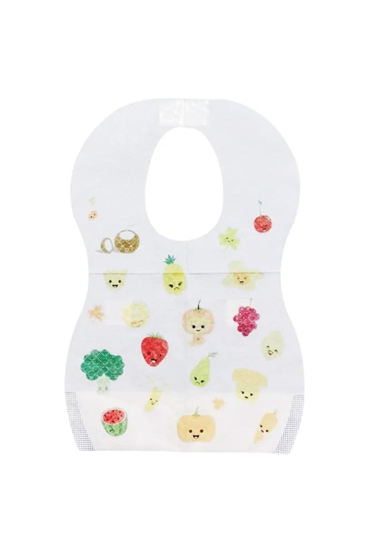 Star Babies Disposable Bibs - Pack of 60 - Fruits