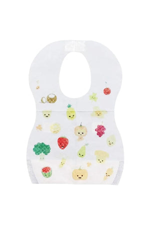 Star Babies Disposable Bibs - Pack of 60 - Fruits