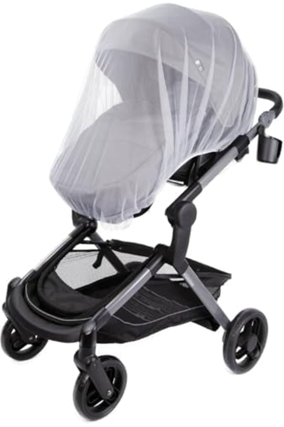 MOON Universal Stroller Mosquito Net, Breathable Mesh Net- for Stroller-White