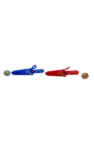 Galaxy Alloy Gyroscope Spinning Top Toy for Kids, Metal Battle Gyro Set with Launcher, High Speed Spin Fighting Top Game for Boys and Girls