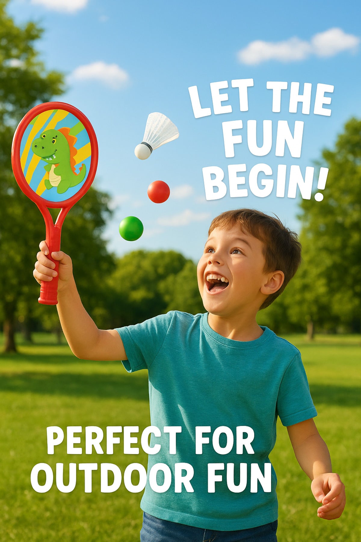Disney Mickey Mouse Racket Set for Kids – 2 Rackets with Balls & Shuttlecock – Outdoor Play Set-Multicolor