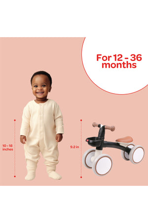 MOON Glide Baby Balance Bike -Black