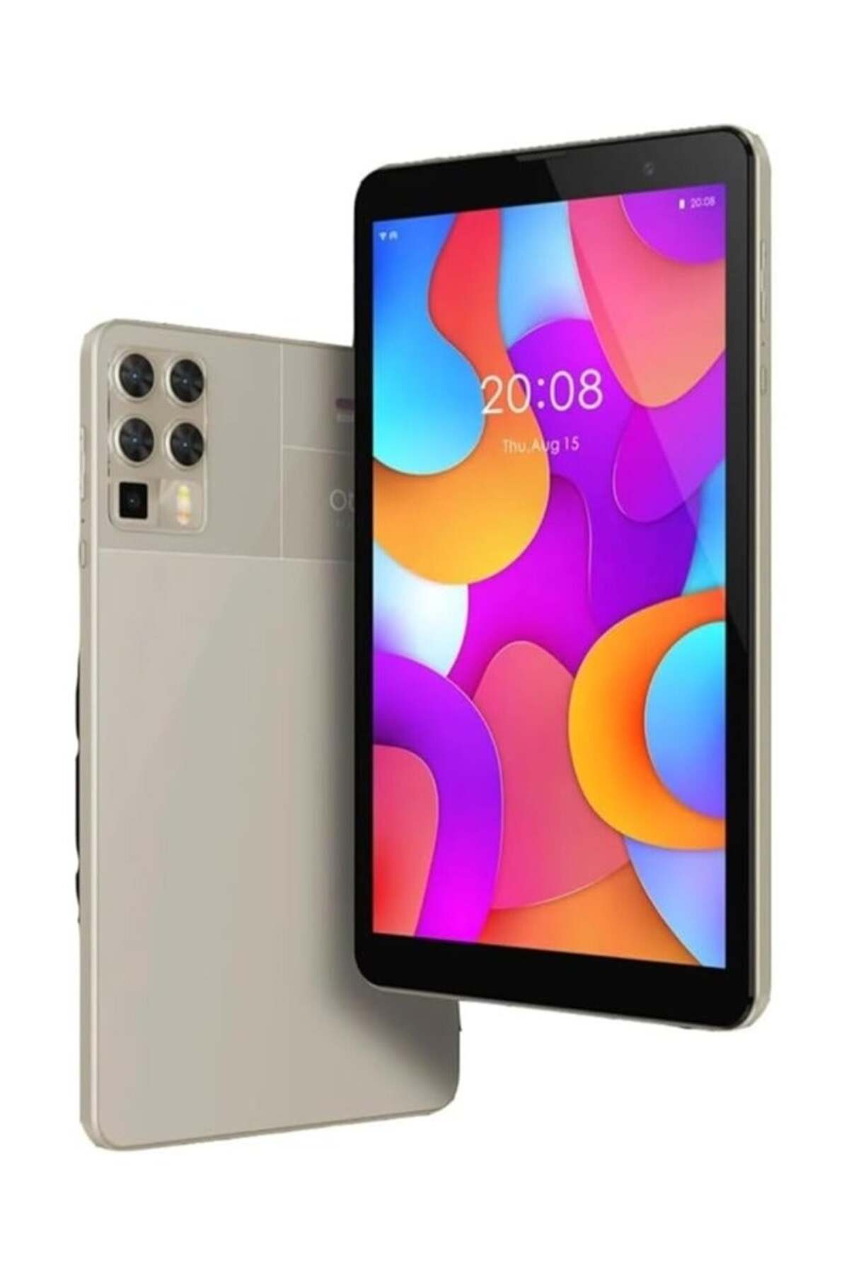 Oteeto K7 I inch Tablet with wifi and 5G – 8GB RAM/ 256GB Memory – Gold