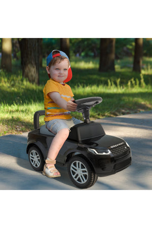 MOON  Licenesed Land Rover Ride -On Sports Car for Kids 12–36 Months – Push Car, Foot-to-Floor Ride On-Black