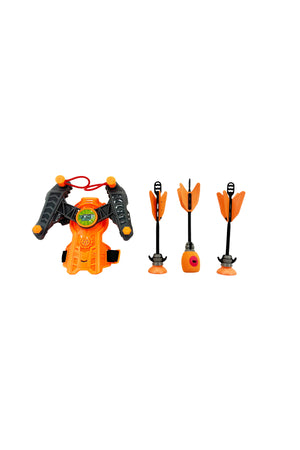 Galaxy Shooting Storm Wrist Bow and Arrow Toy for Kids, Wearable Wrist Launcher with Soft Safe Arrows and Target, Outdoor Shooting Game Set for Boys and Girls Active Play