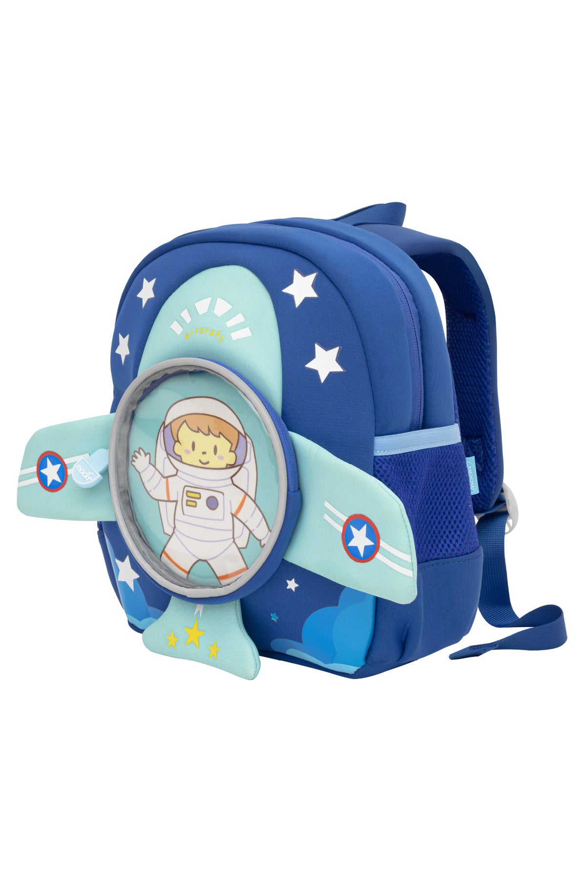 MOON Kids Backpack  – Comfy 3D Design,Padded Straps, Waterproof-Perfect for Preschool, Nursery, Snacks & Lunchbox-Astronaut