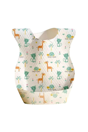 Star Babies - Disposable Bibs - Pack of 10 - Giraffe Print