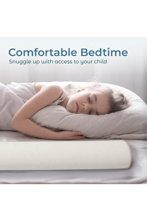 MOON Organic Toddler Half Moon Bed Bumper –Pack of 2 – White