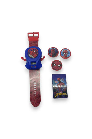 Cocobee-Insulated Stainless Steel Water Bottle, Leakproof, Soft Handle Grip, Odour Free, 500Ml, 3 Years+ – Pink + Marvel Spider-Man Disc Launcher Watch for Kids