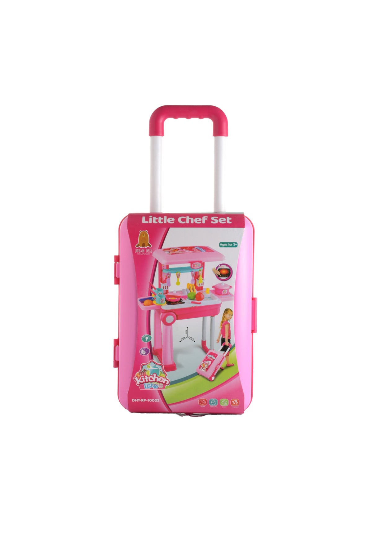 Urban Tots Trolly Kitchen Set – Realistic Kitchen Role-Play With Fun Accessories – Multicolor