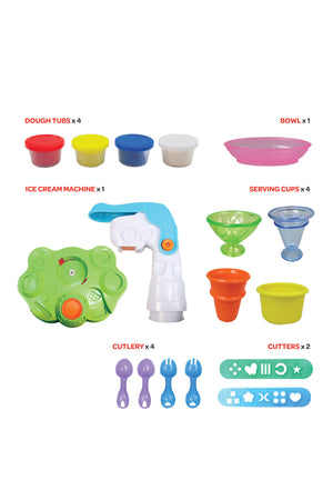 MOON Kid's Dough Ice-Cream Station. 4 x 50g dough pot.