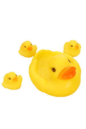 Star Babies - Microfiber Hooded Towel, Kids Shower Cap And Rubber Duck 4pcs - Blue