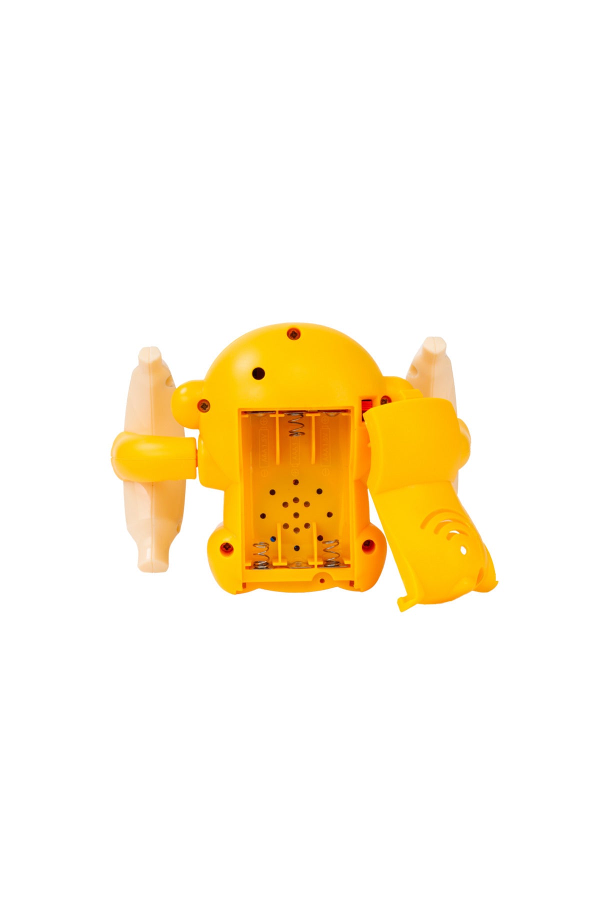 Urban Tots Animal Cartoon Model Monkey With Voice Control, Light, Sound & 360° Rotation-Yellow