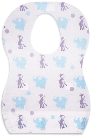 Star Babies Disposable Bibs Pack of 5 - Elephant