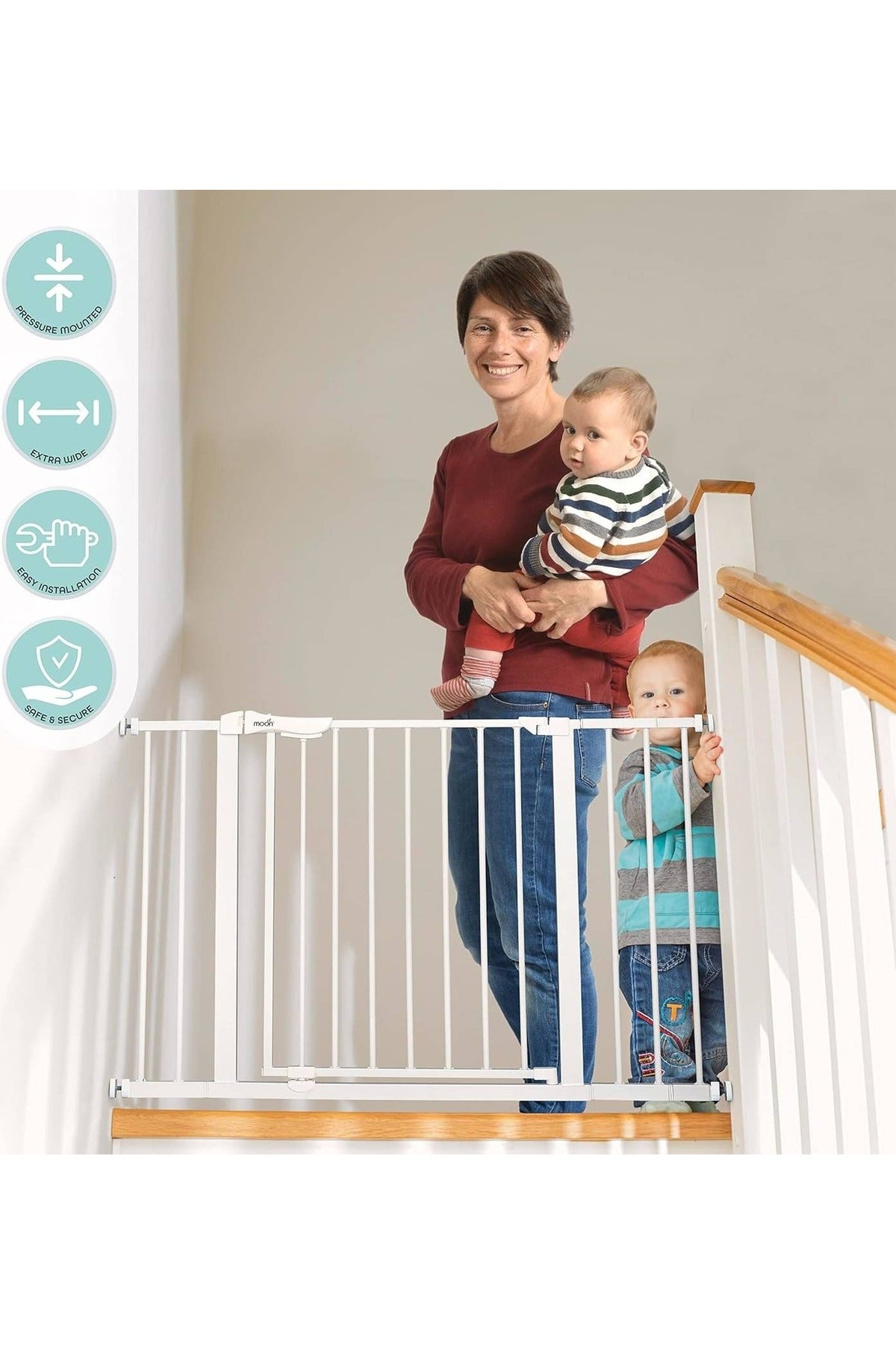MOON Safety gate   74.5-86 cm