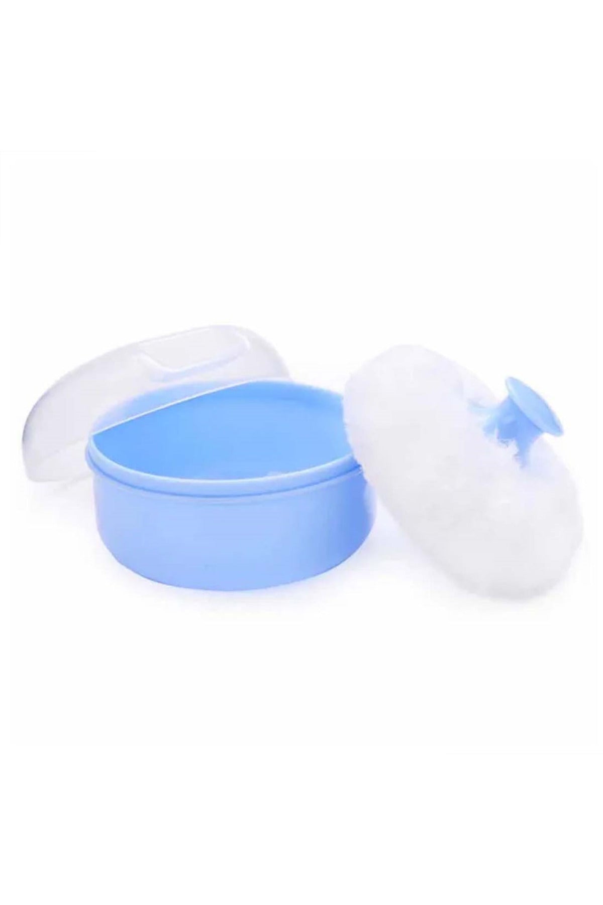 Star Babies Combo Kids Powder Puff + Baby Boy's Knee Pad Pack of 3 - Blue