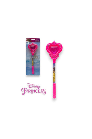 Disney Princess Magic Wand for Girls – Flashing Light Up Toy with Heart Top – Princess Dress Up Pretend Play Accessory-Pink