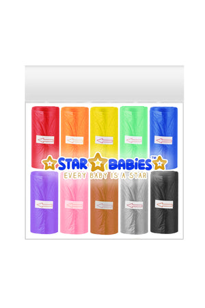 Star Babies - Scented Nappy Bags - Rainbow - Pack of 10 - 150 Pcs