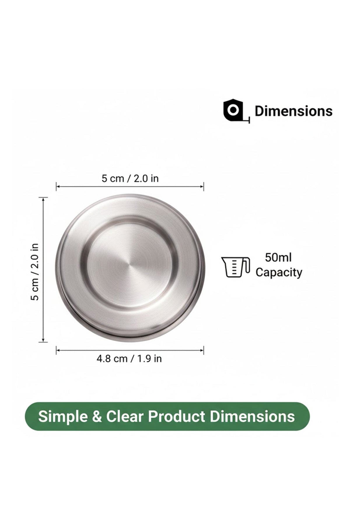 Star Babies - Stainless Steel Food Storage - Silver - 50 ml