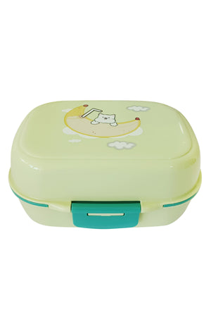 Star Babies - Kids Banana Print Lunch Box - Light Green