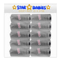 Star Babies - Scented Nappy Bag Pack of 10/150 Bags - Grey