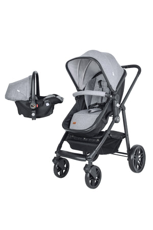 MOON Tres 3 in 1  Travel System - Light Grey