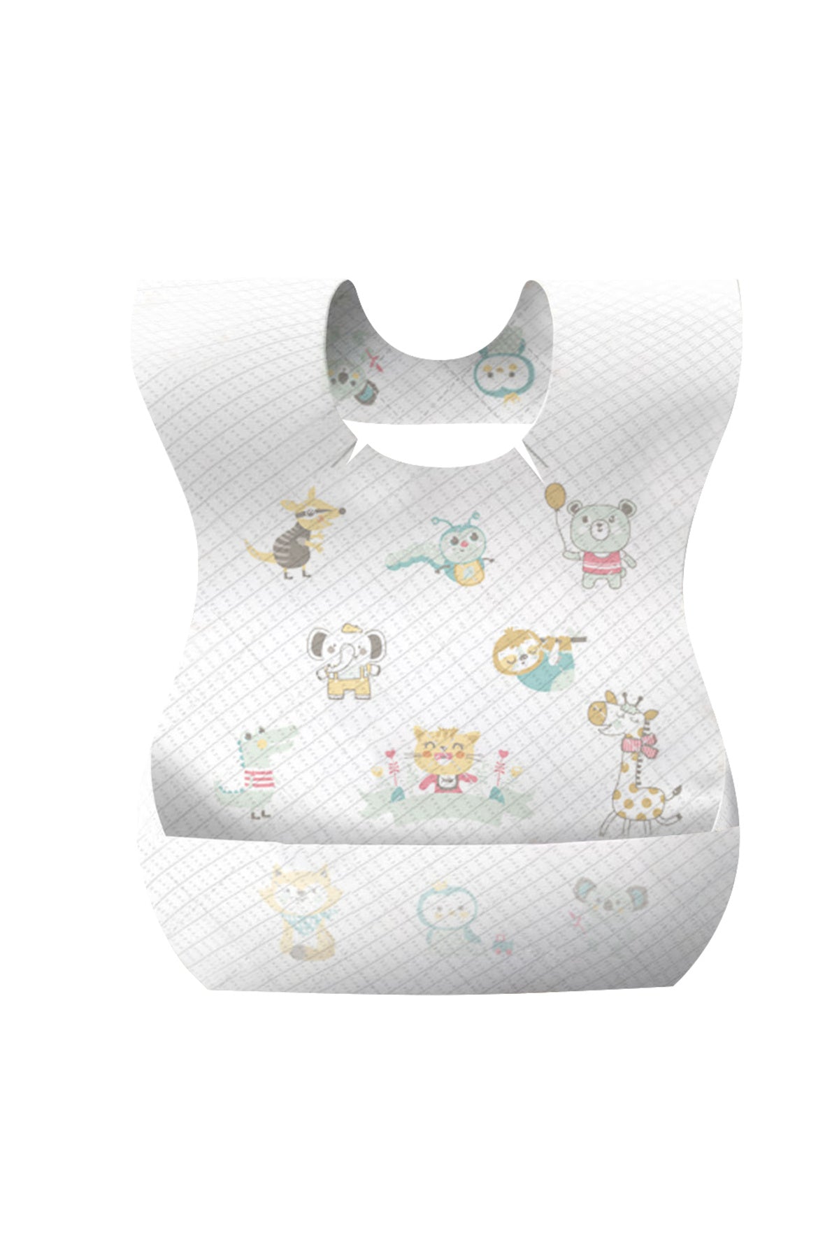 Star Babies - Disposable Bibs - Pack of 10 - Animal Print