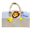 Star Babies Caddy Diaper bag organizer -  Khaki New - Lion Design