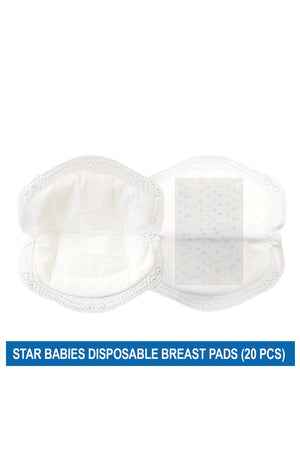 Star Babies - Disposable Breast Pad Pack of 20 - White