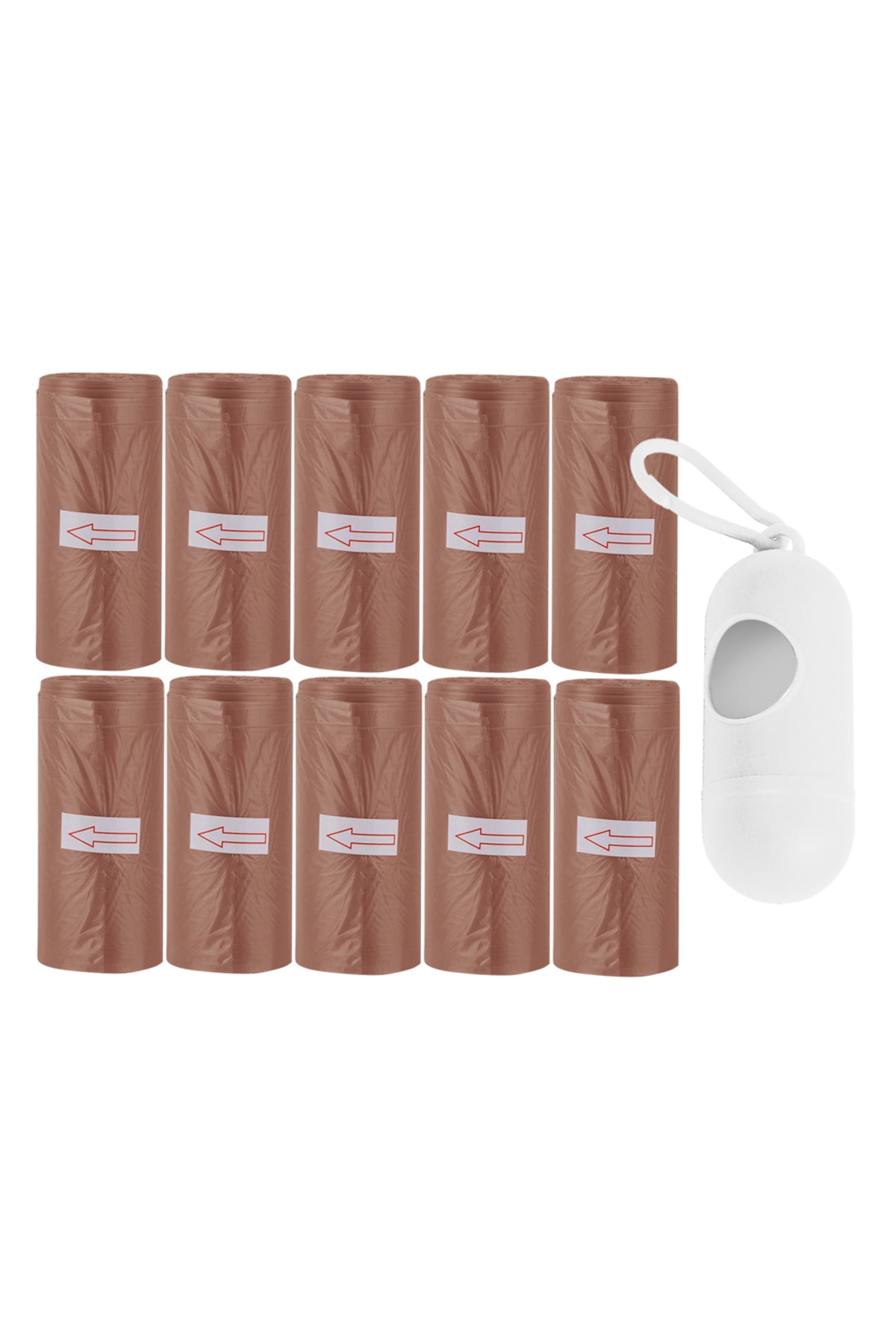 Star Babies - Scented Nappy Bag 150pcs with Dispenser - Brown