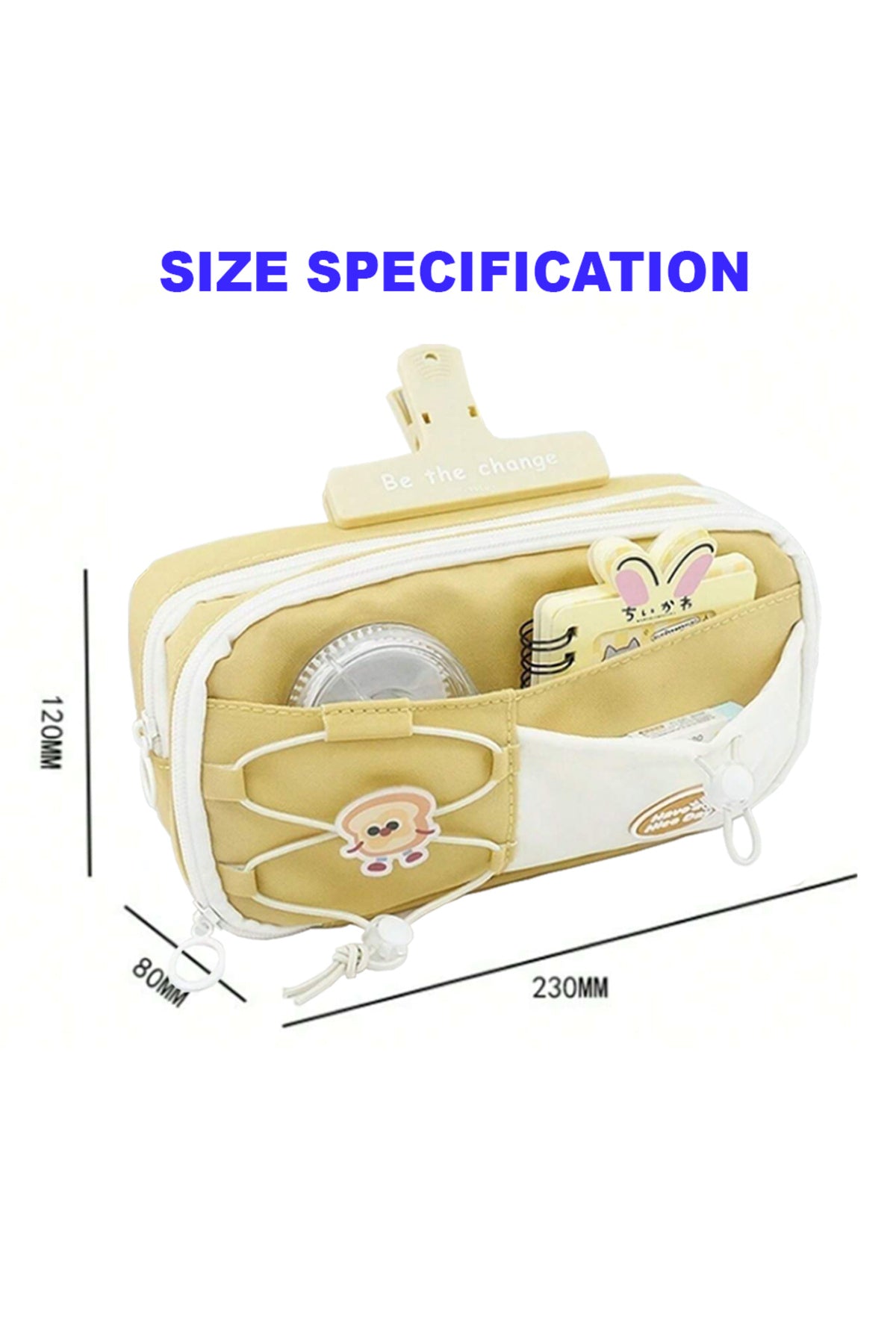 Star Babies - Pencil Case With Handle - Khaki