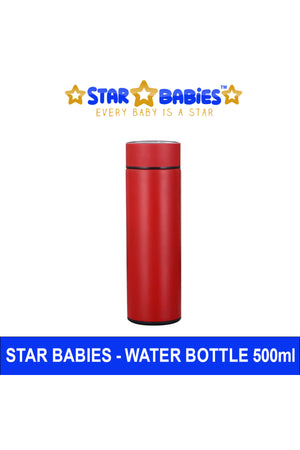 Star Babies - Insulated Stainless Steel Water Bottle - Red - 500ml